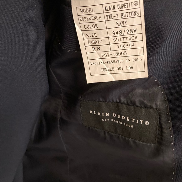 Navy Blue Classic Suit - Picture 2 of 4